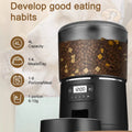Distributeur croquettes chat programmable 4L vue de face