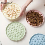 Assiette céramique à alimentation lente pour chat
