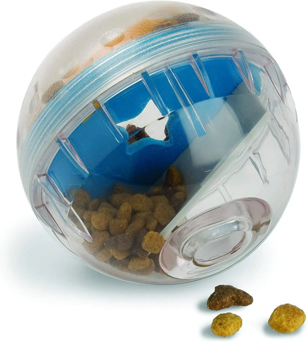 Balle friandise chien boule distributrice vue d'ensemble