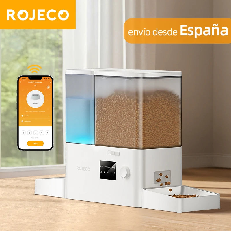 Distributeur croquette gros chien automatique 8,5L vue d'ensemble