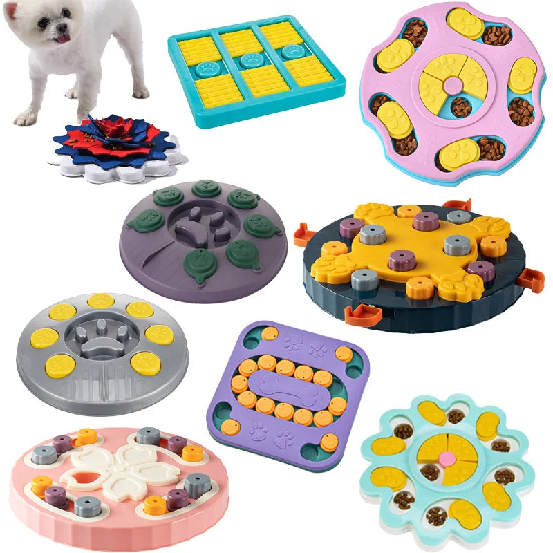 Gamelle interactive chien puzzle vue d'ensemble